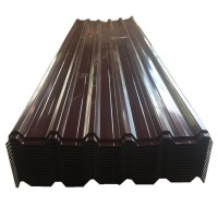 22 gauge Brown Black Blue Green Prepainted Corrugated Metal Iron Steel Roofing Sheet